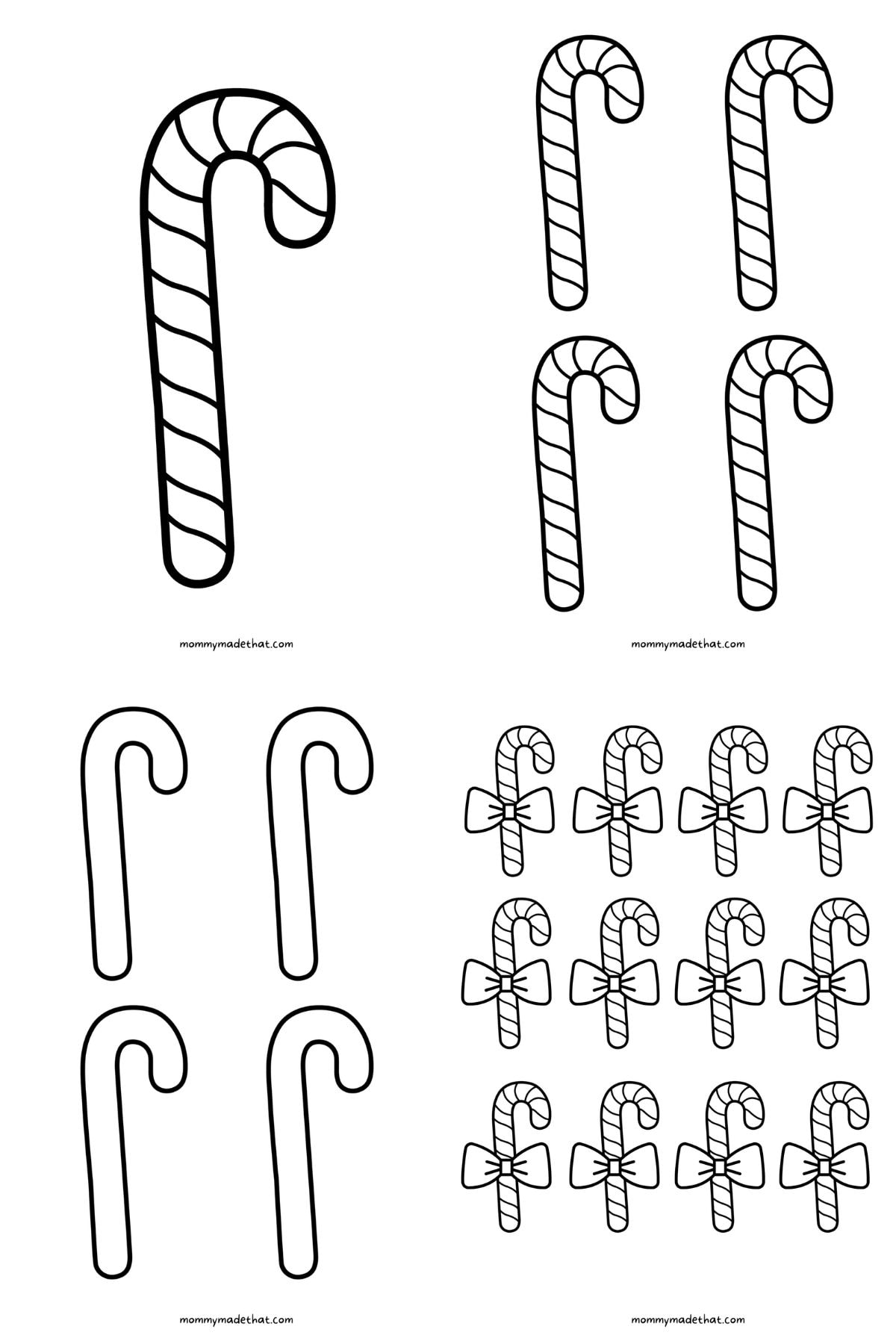 Candy Templates Free Printable