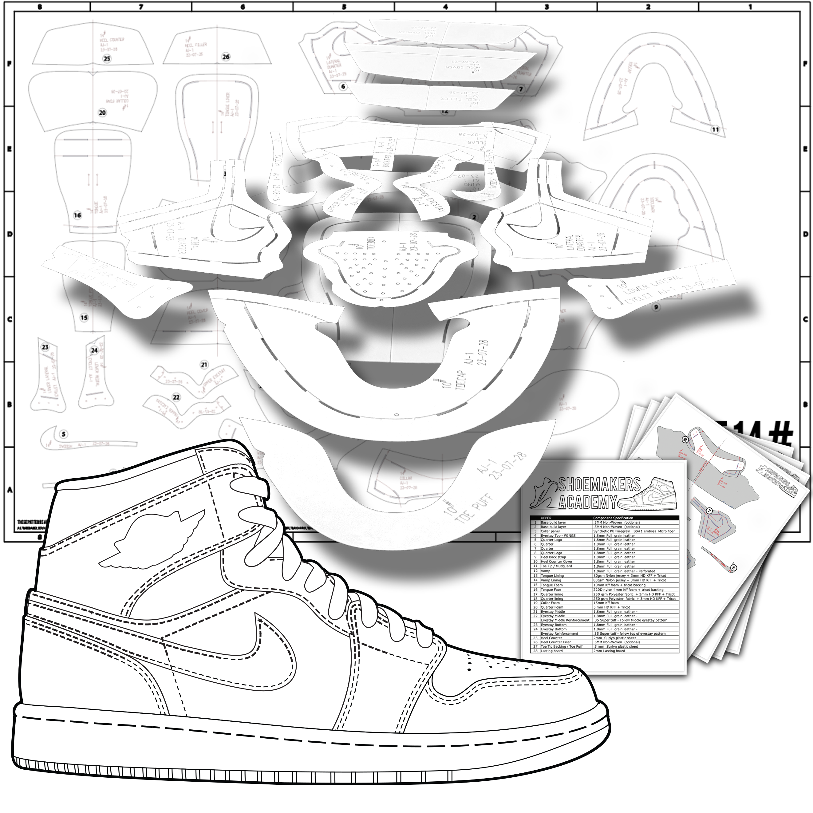 Air Jordan 1 Last Outsole Kit On Sale Shoemakers Academy