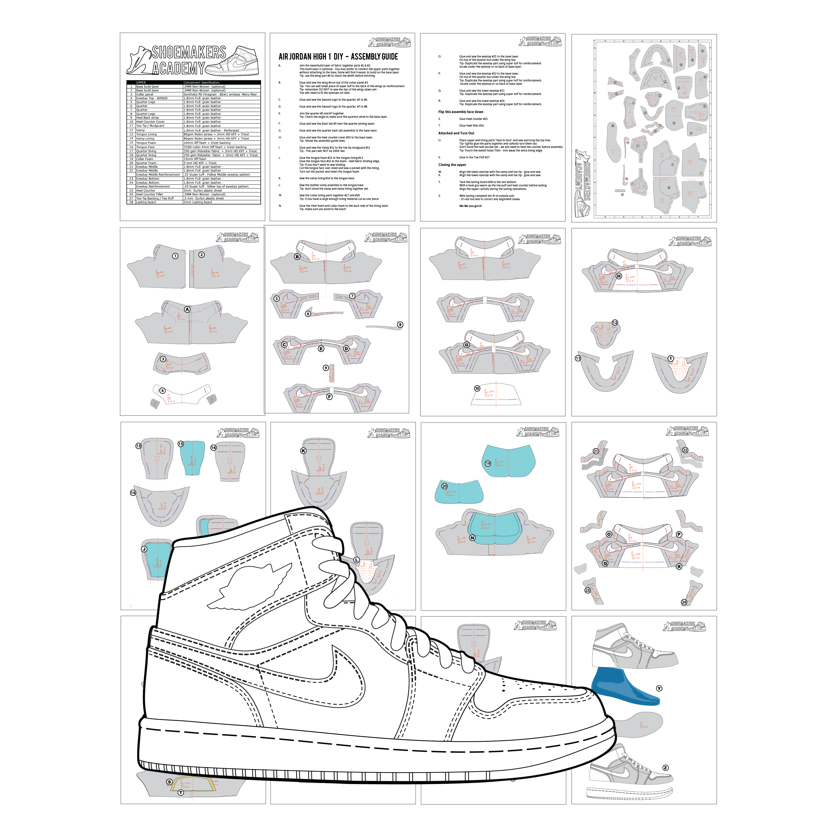 Air Jordan 1 Last Outsole Kit On Sale Shoemakers Academy