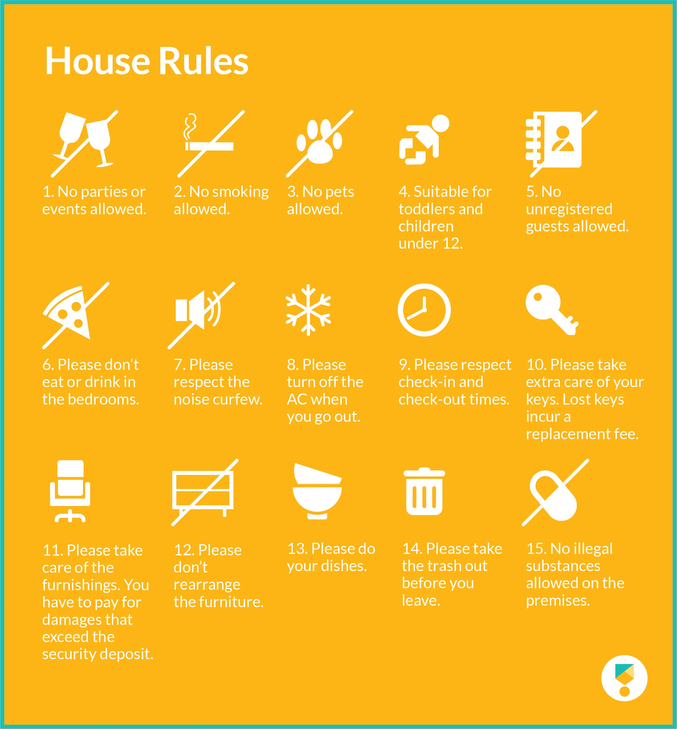 Airbnb House Rules Template 15 Examples Of Essential House Rules For Every Listing