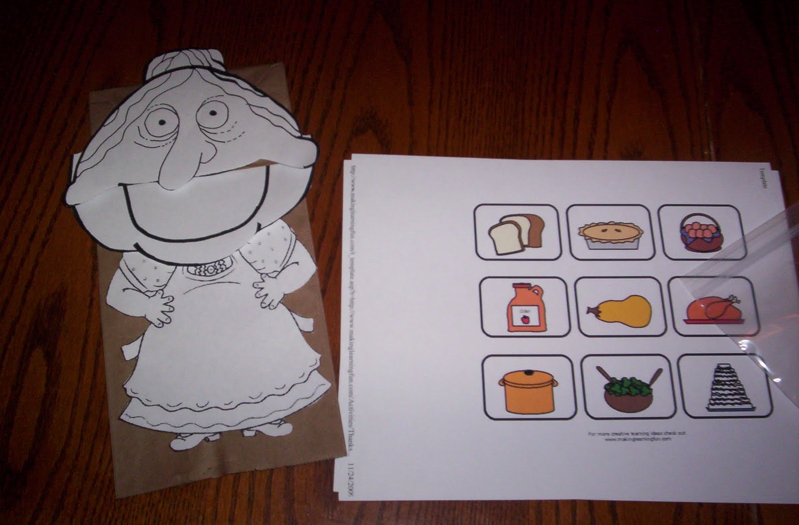 There Was An Old Lady Printable Template