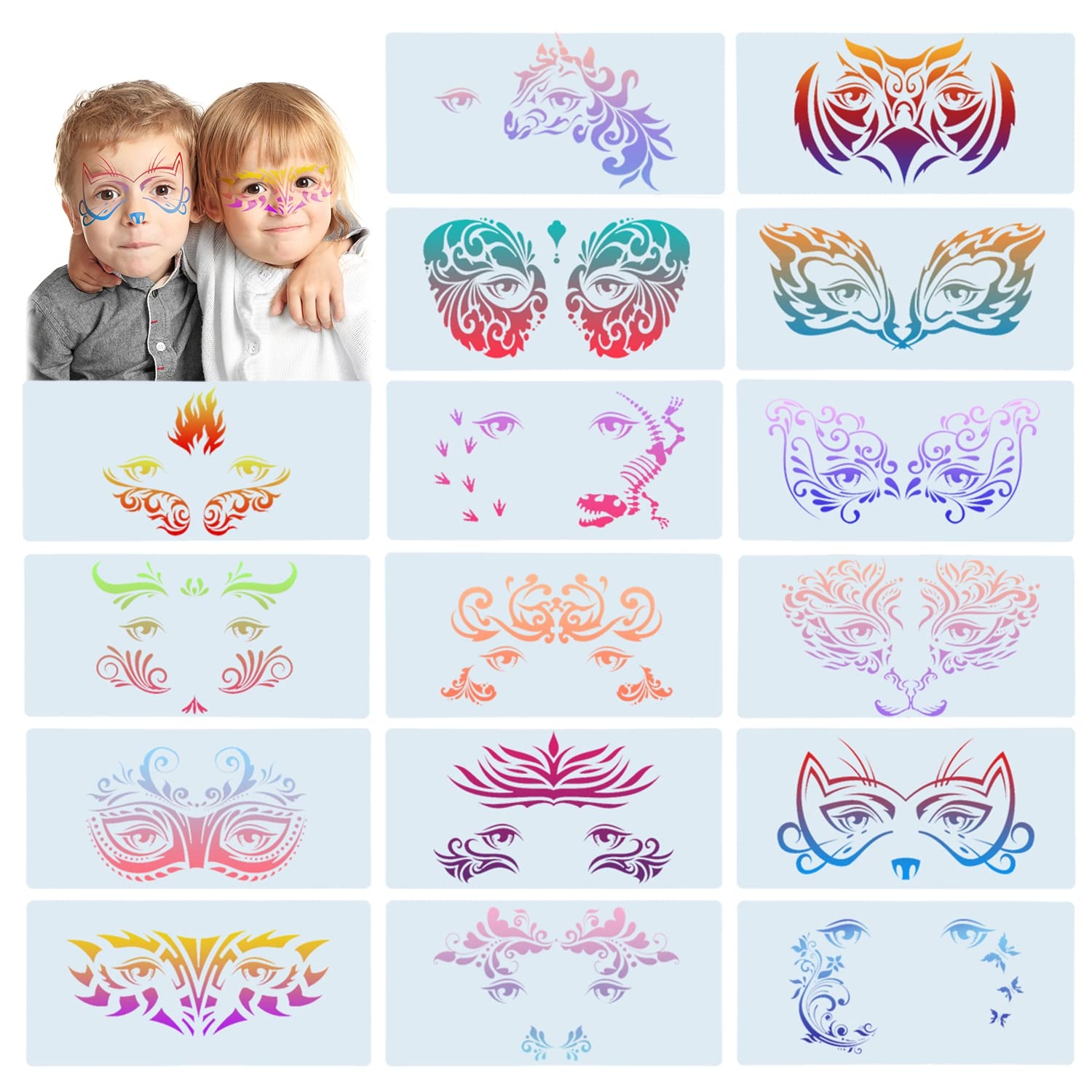 Face Paint Templates Printable