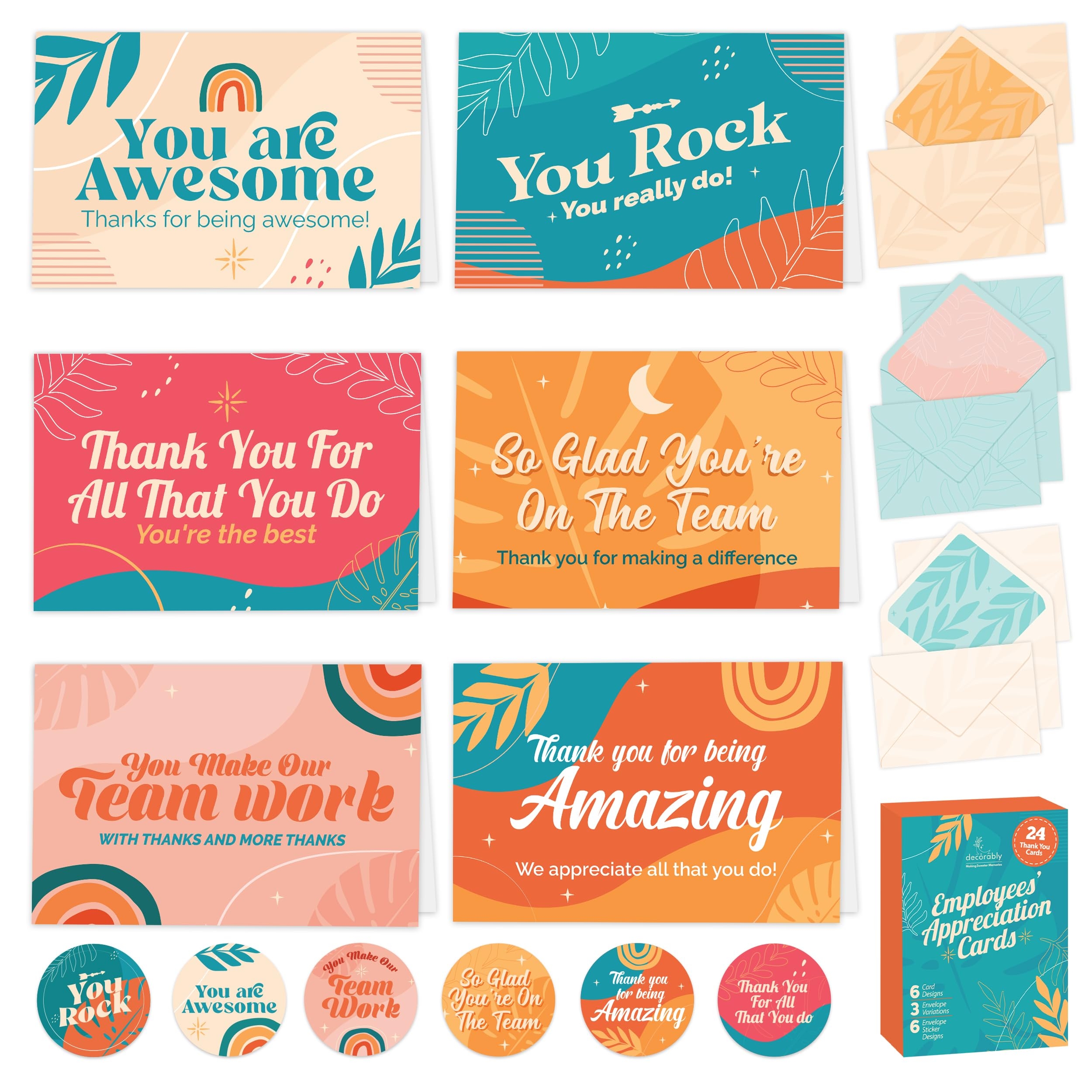 Printable Employee Appreciation Cards Templates