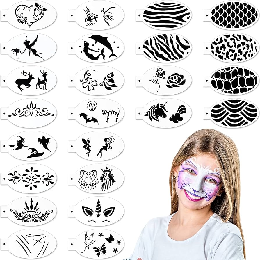 Face Painting Templates Free Printable