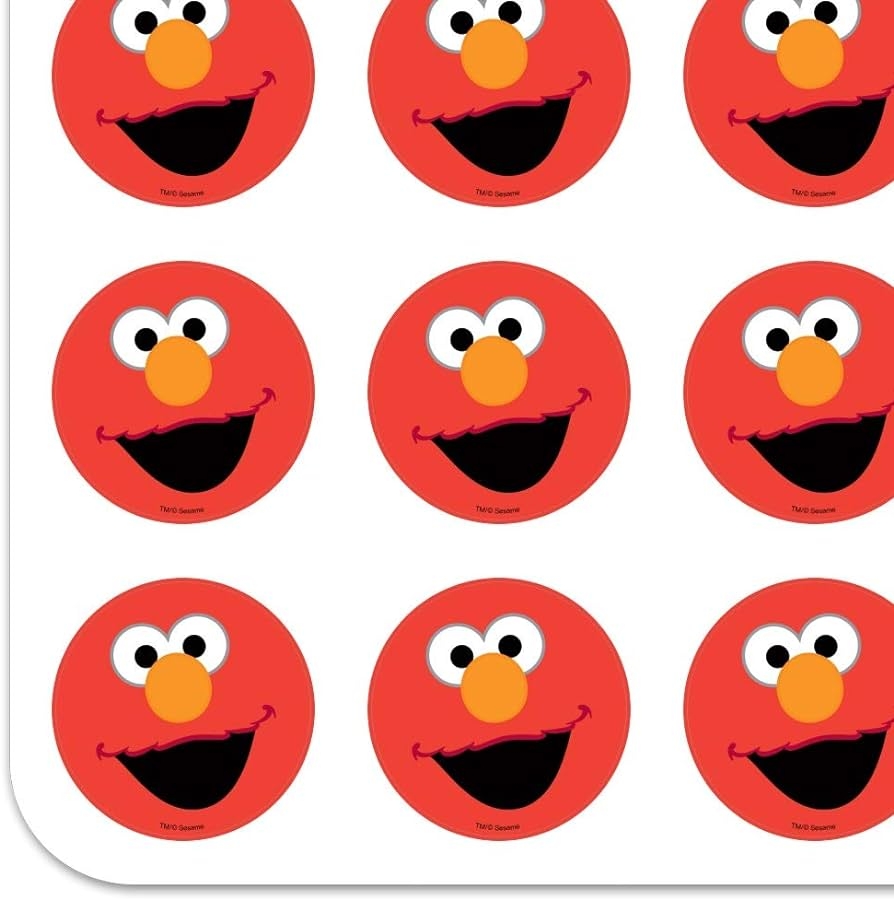 Elmo Face Printable Template