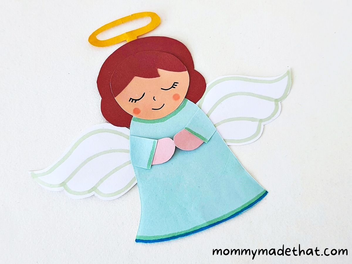Cut Out Angel Template Printable Free