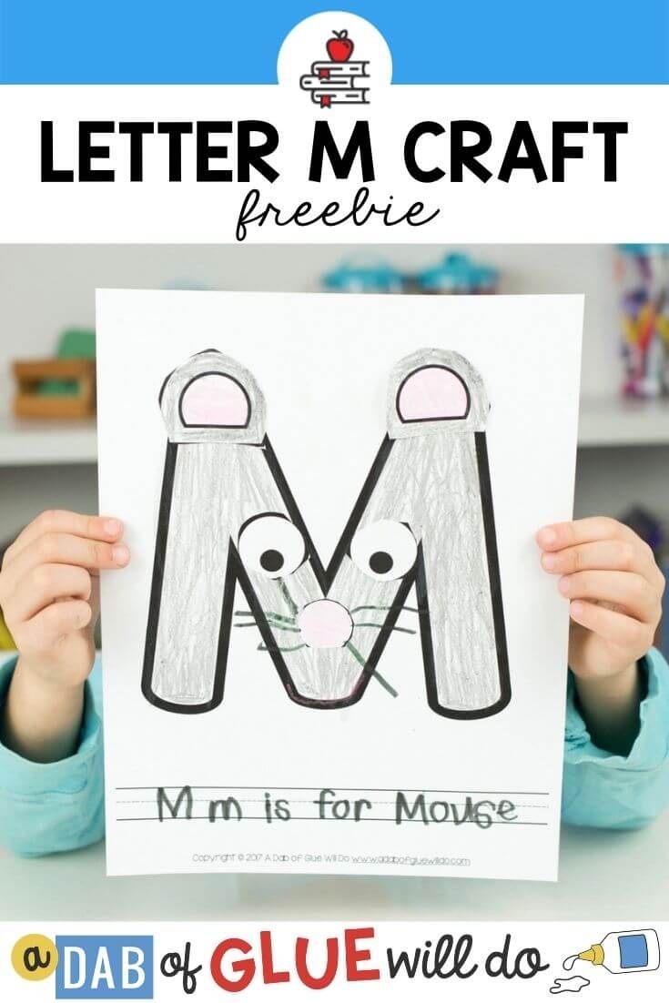 Animal Alphabet M Is For Mouse Craft 