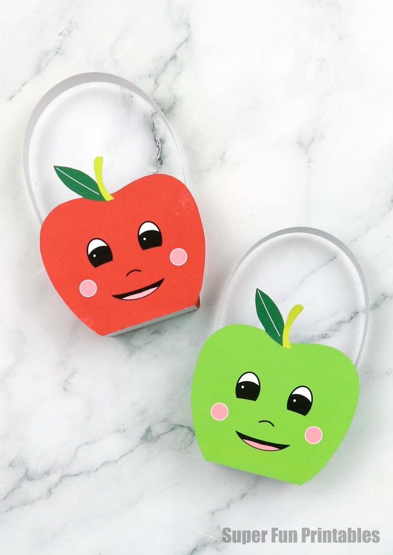 Printable Apple Basket Template