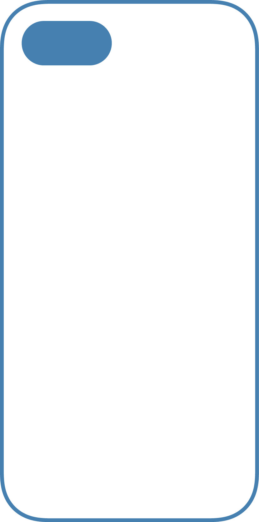 Cell Phone Template Printable