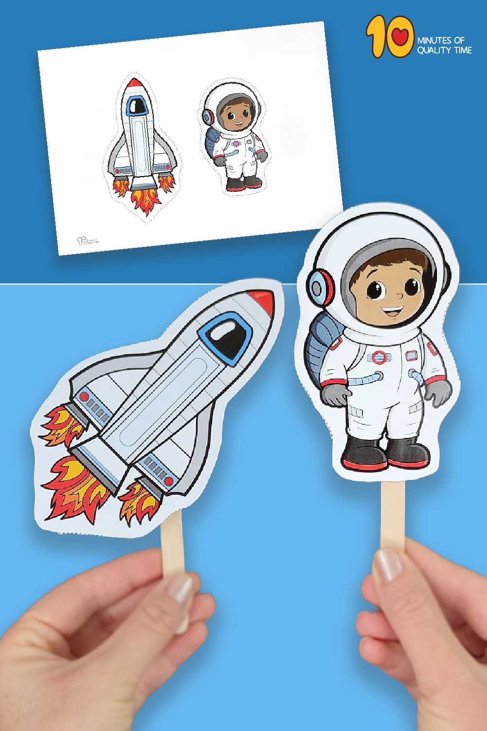 Printable Astronaut Cut Out Template