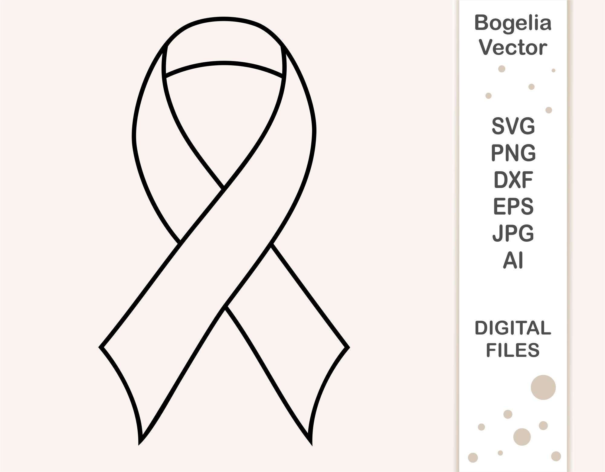 Printable Breast Cancer Ribbon Template