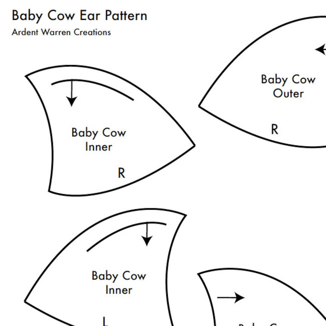 Printable Chipmunk Ears Template