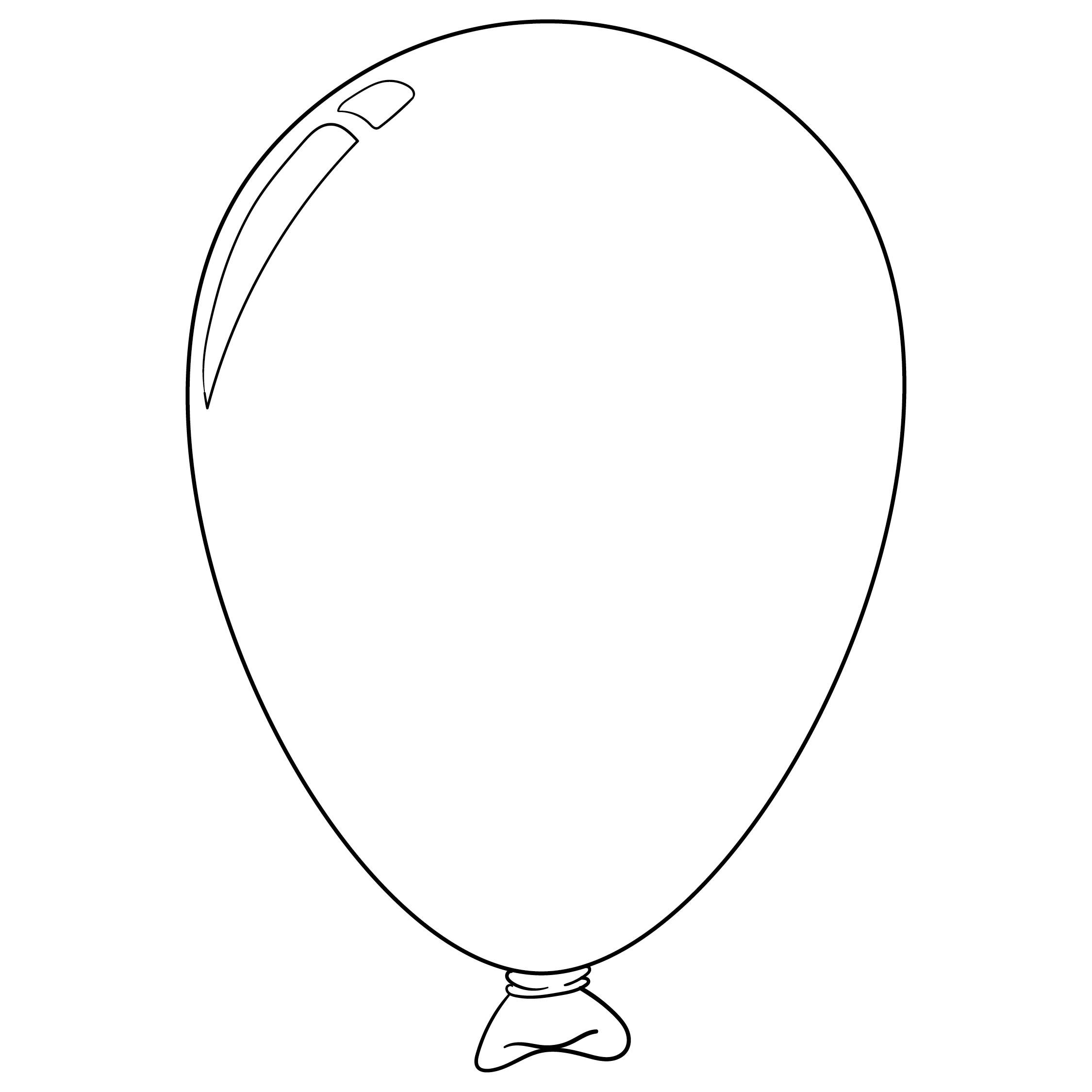 Balloon Cut Out Template Balloon Template Balloons Printables