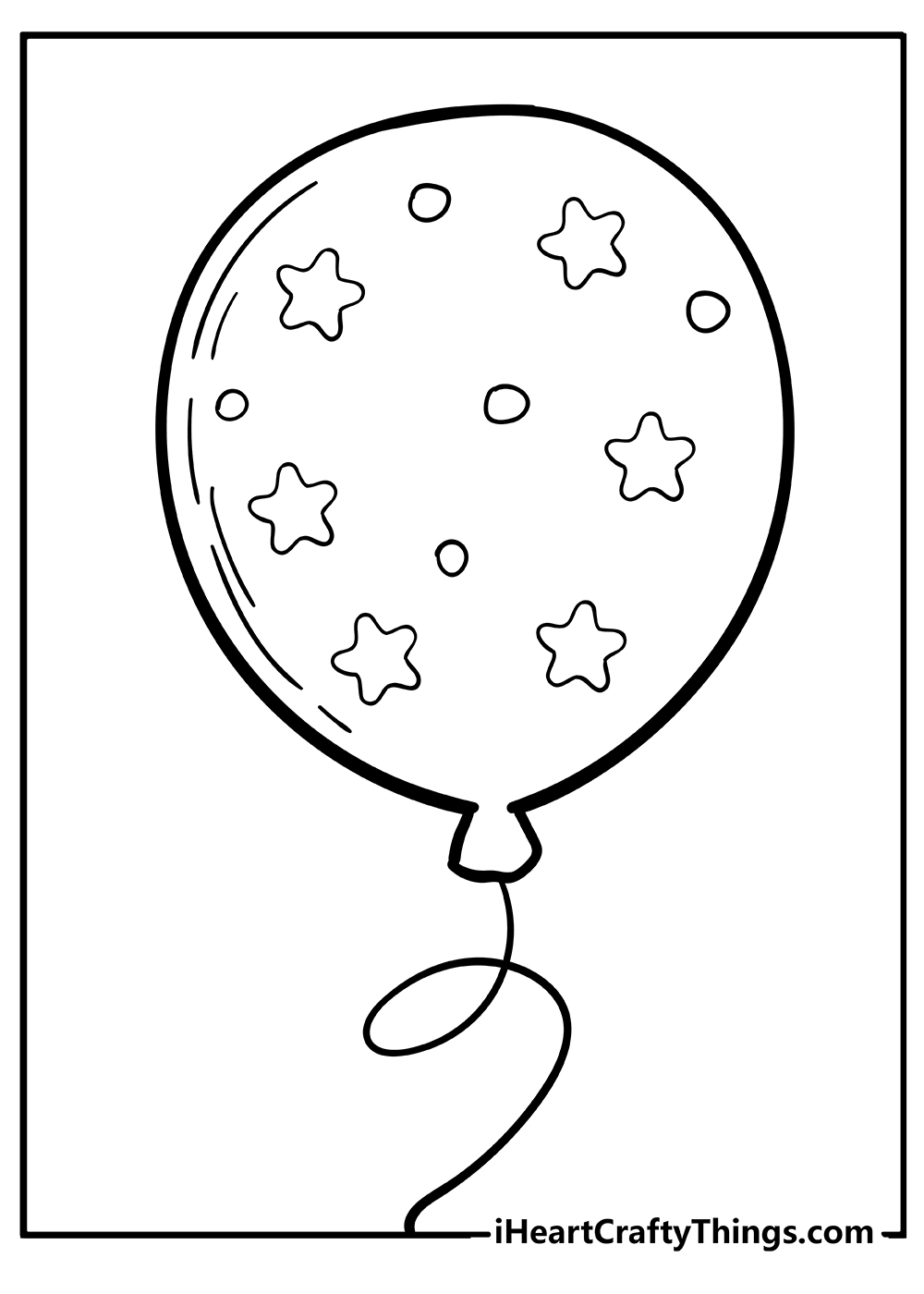 Balloon Template Free Printable