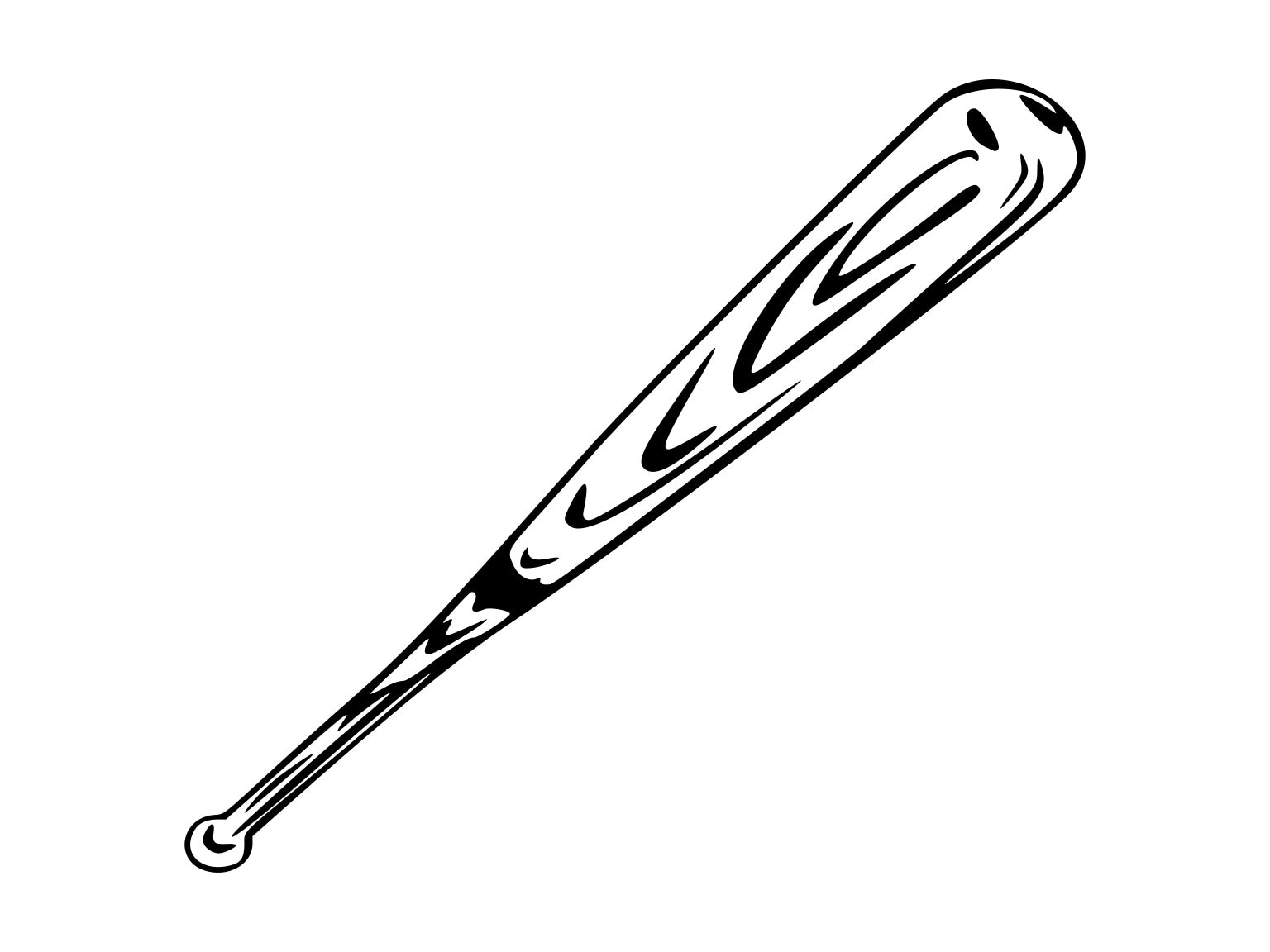 Baseball Bat Printable Template
