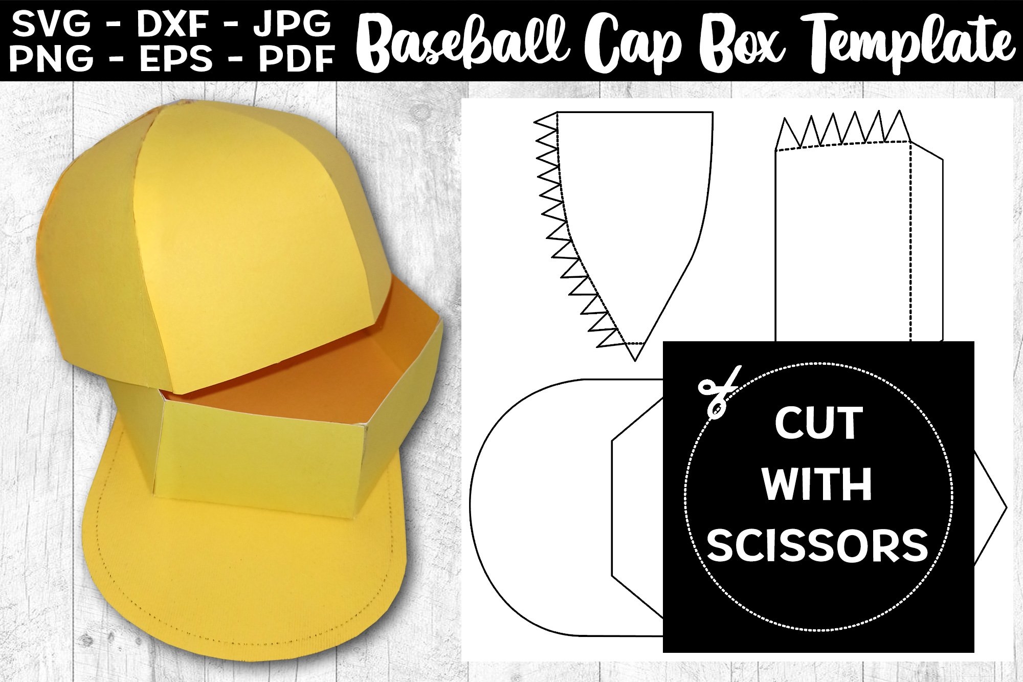 Free Printable Baseball Hat Template Printable