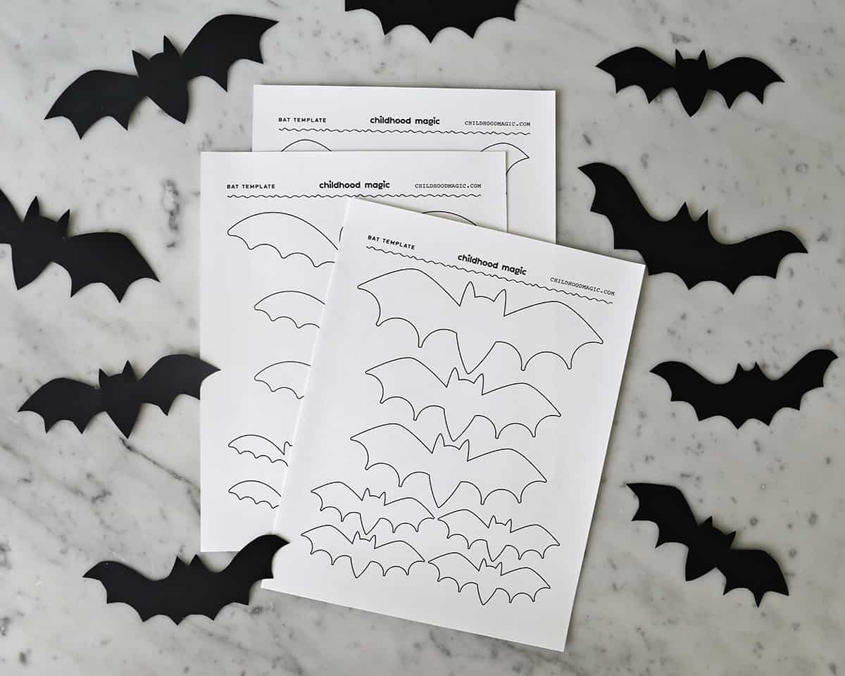 Halloween Bat Template Printable