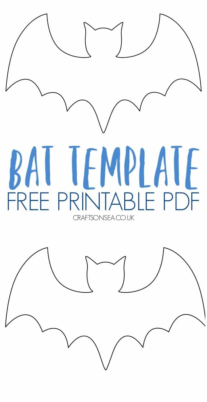 Free Printable Printable Bat Template