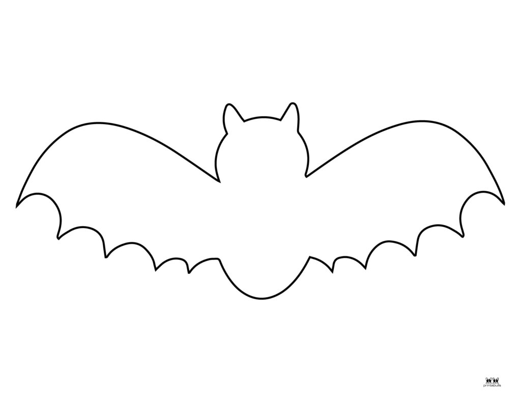 Simple Bat Template Printable