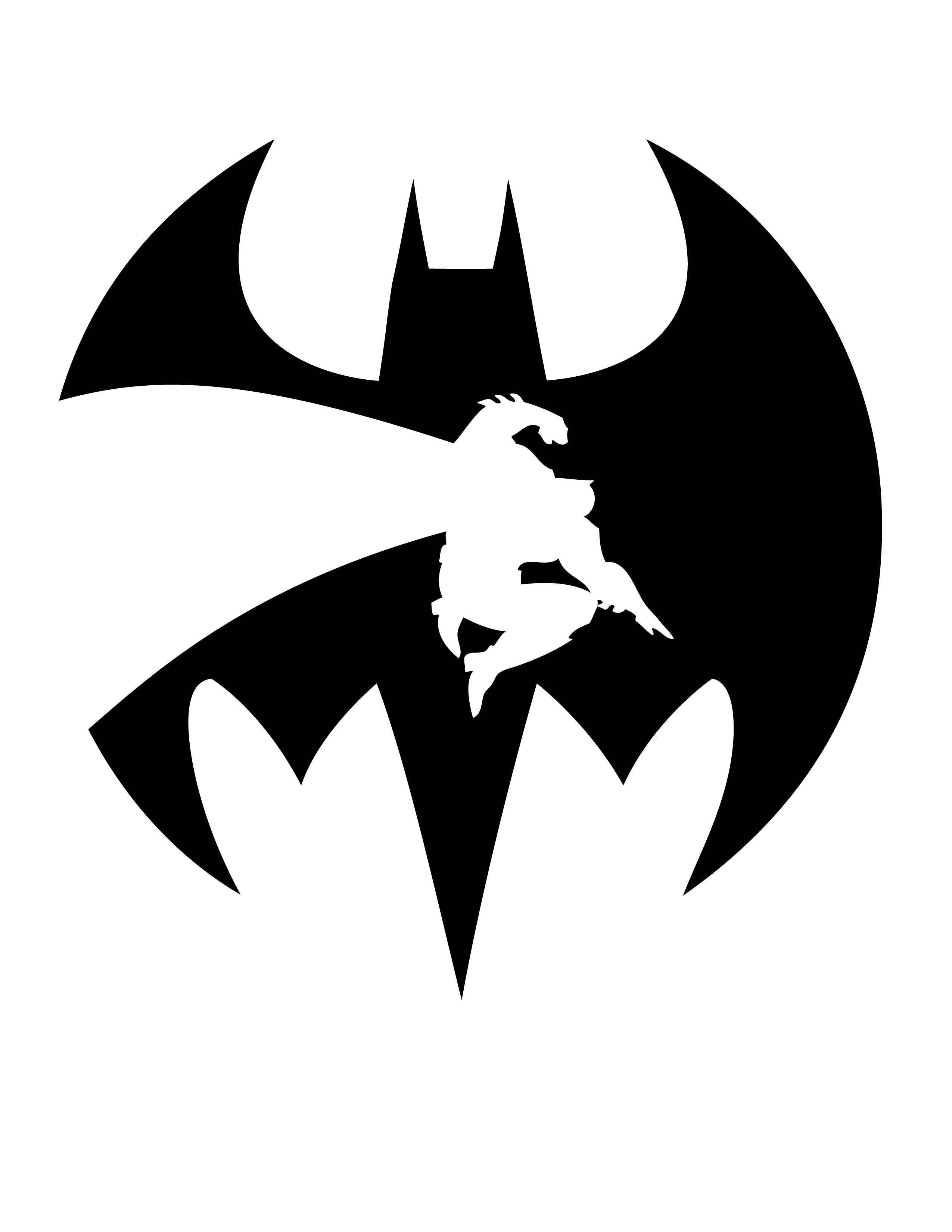 Batman Pumpkin Template Printable