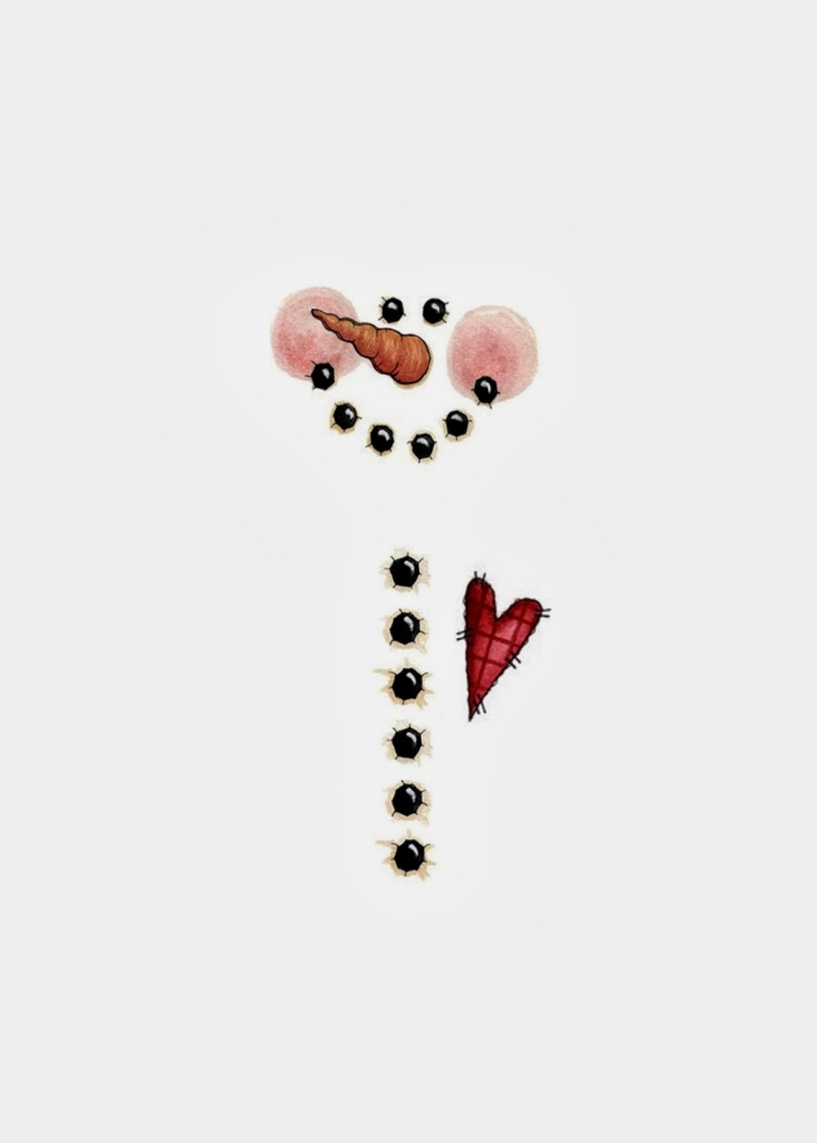 Printable Snowman Candy Bar Wrapper Template