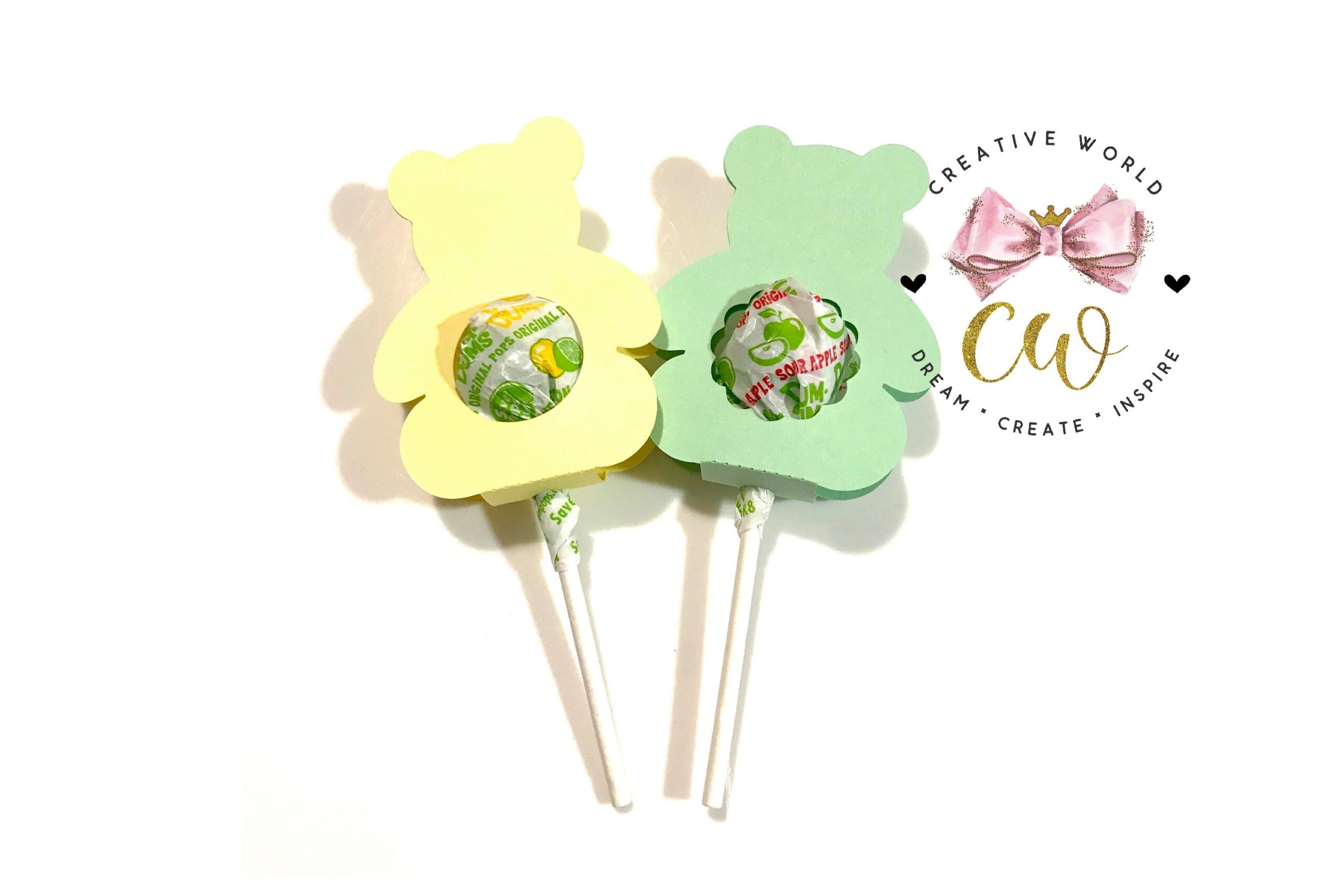 Printable Lollipop Holder Template