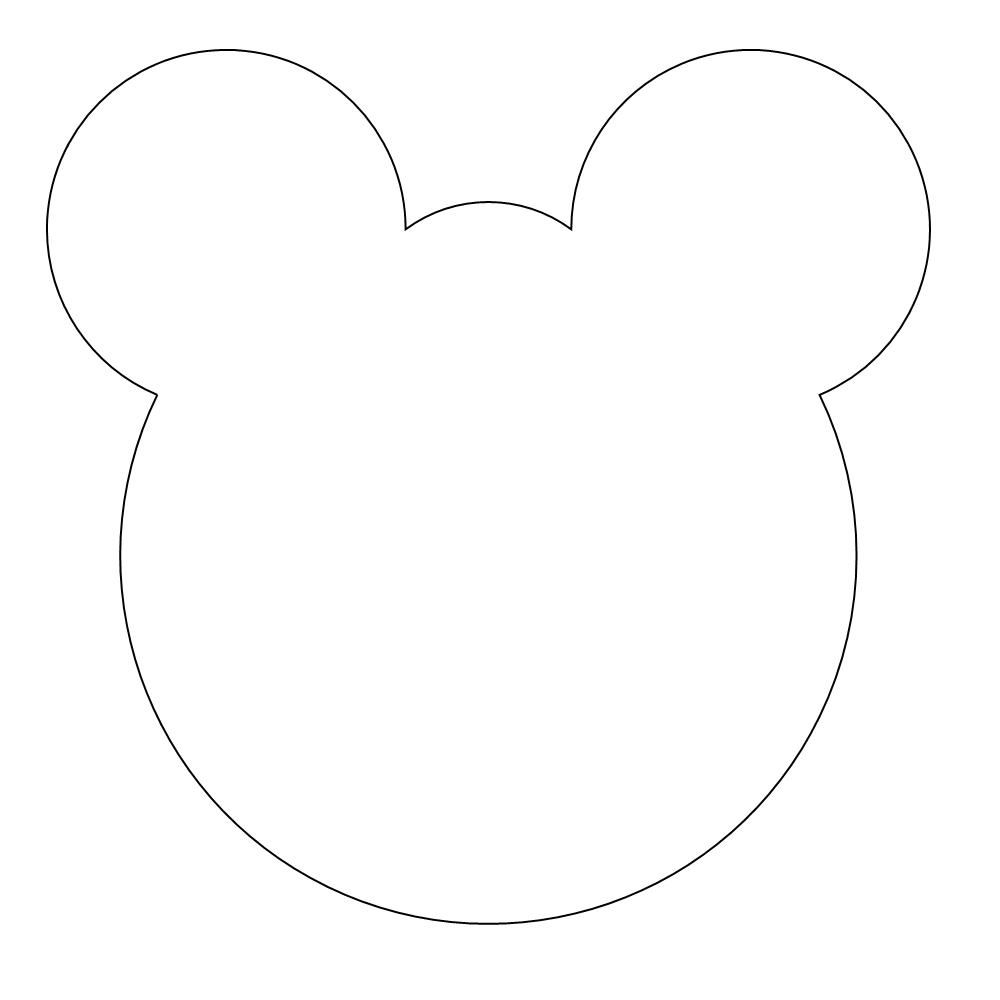 Bear Face Template Printable
