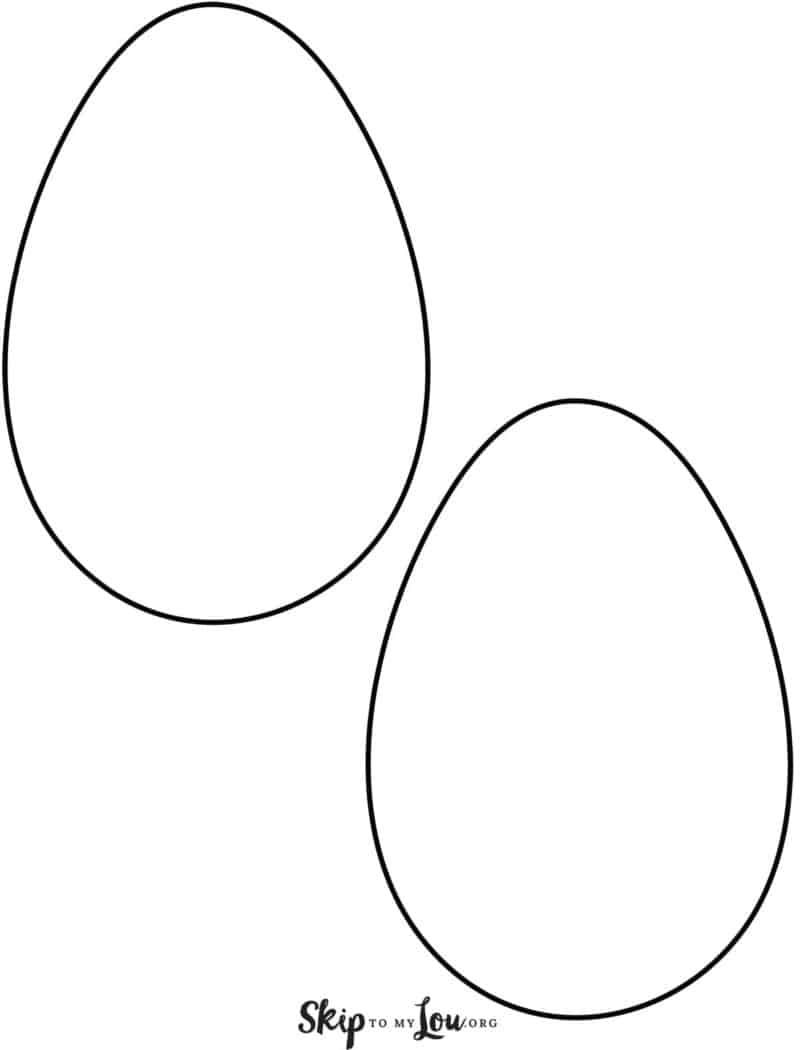Free Egg Template Printable