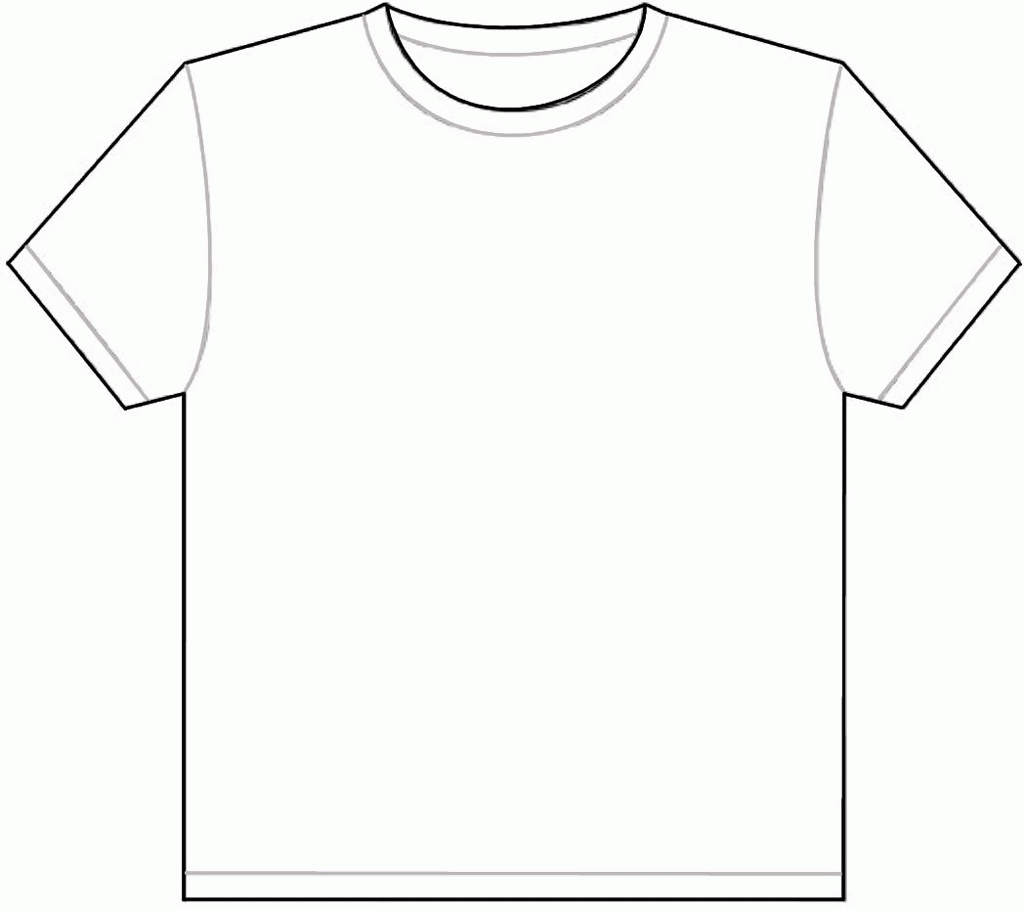 Best Photos Of Large Printable T Shirt Template Blank T Shirt Shirt Template Blank T Shirts T Shirt Design Template