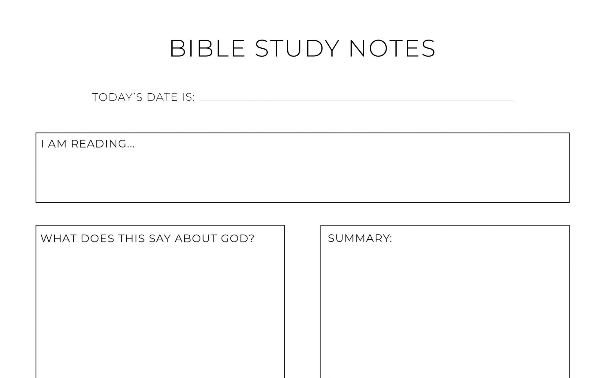 Bible Study Notes Template Freebie True And Lovely Co 