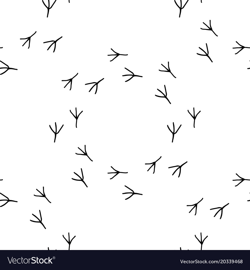 Printable Bird Feet Template