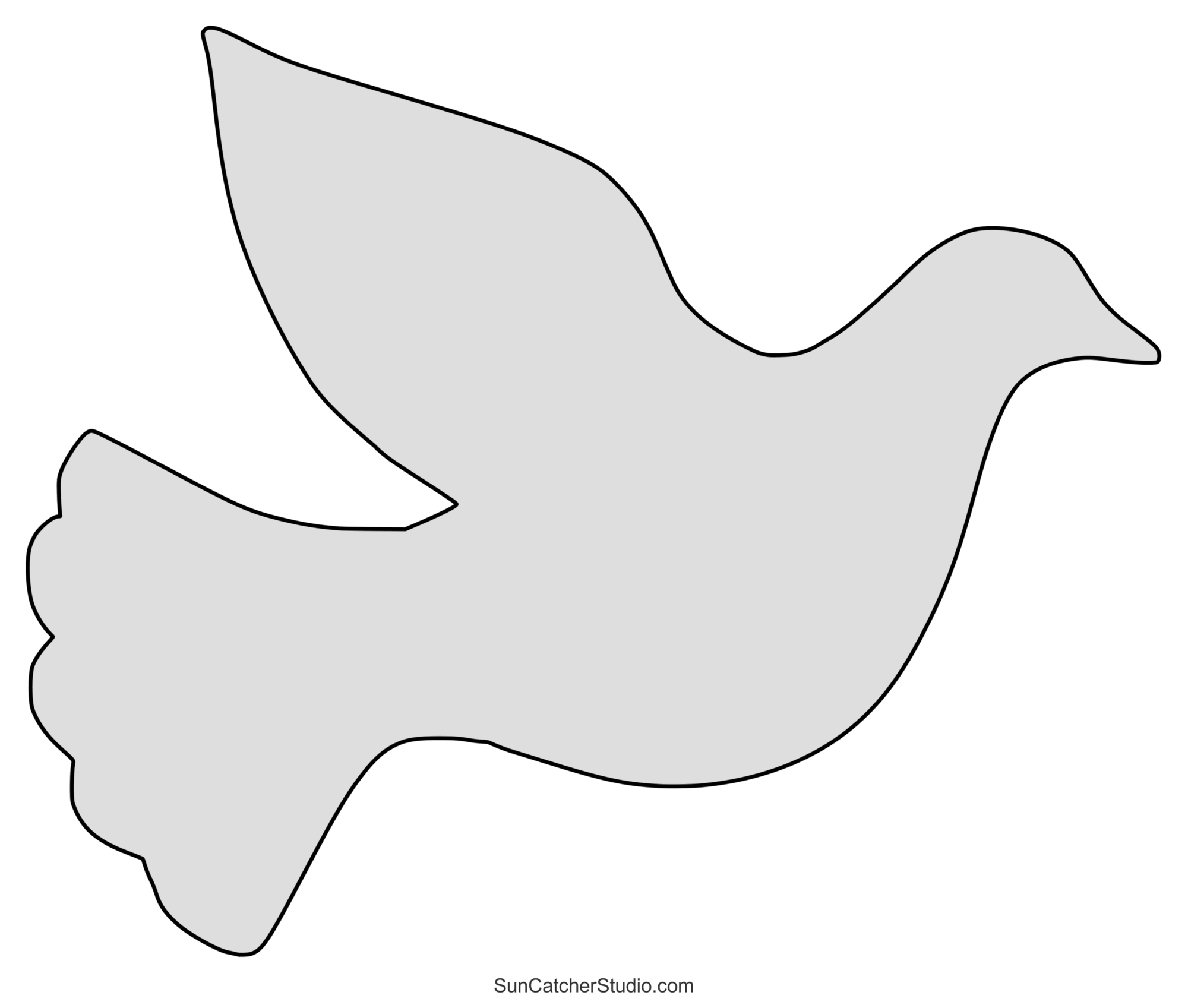 Bird Template Printable Free