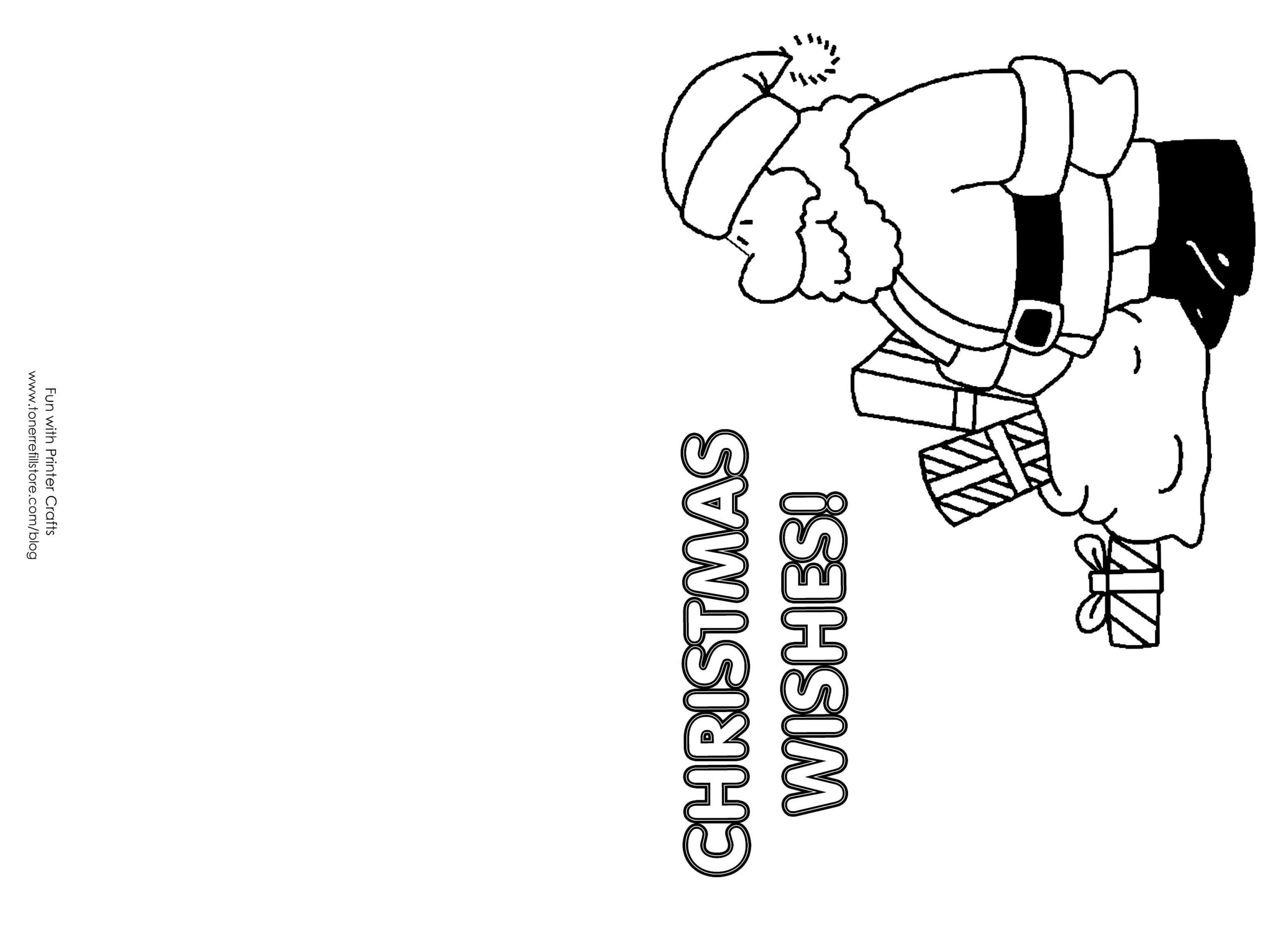 Black And White Christmas Card Templates Printable Intended For Printable Holiday Card Printable Christmas Cards Christmas Coloring Cards Holiday Card Template