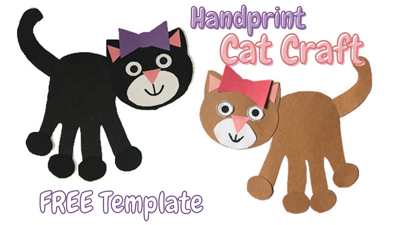 Black Cat Craft Free Printable Template Crafting Jeannie