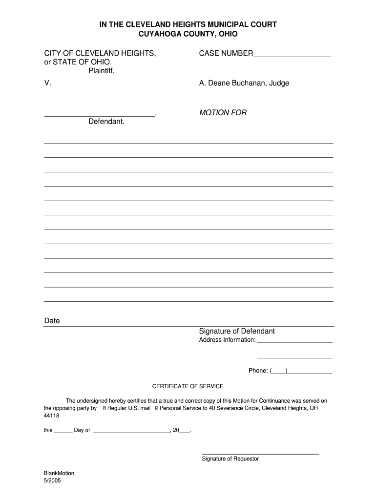 Blank Court Motion Forms Fill Online Printable Fillable Blank PdfFiller