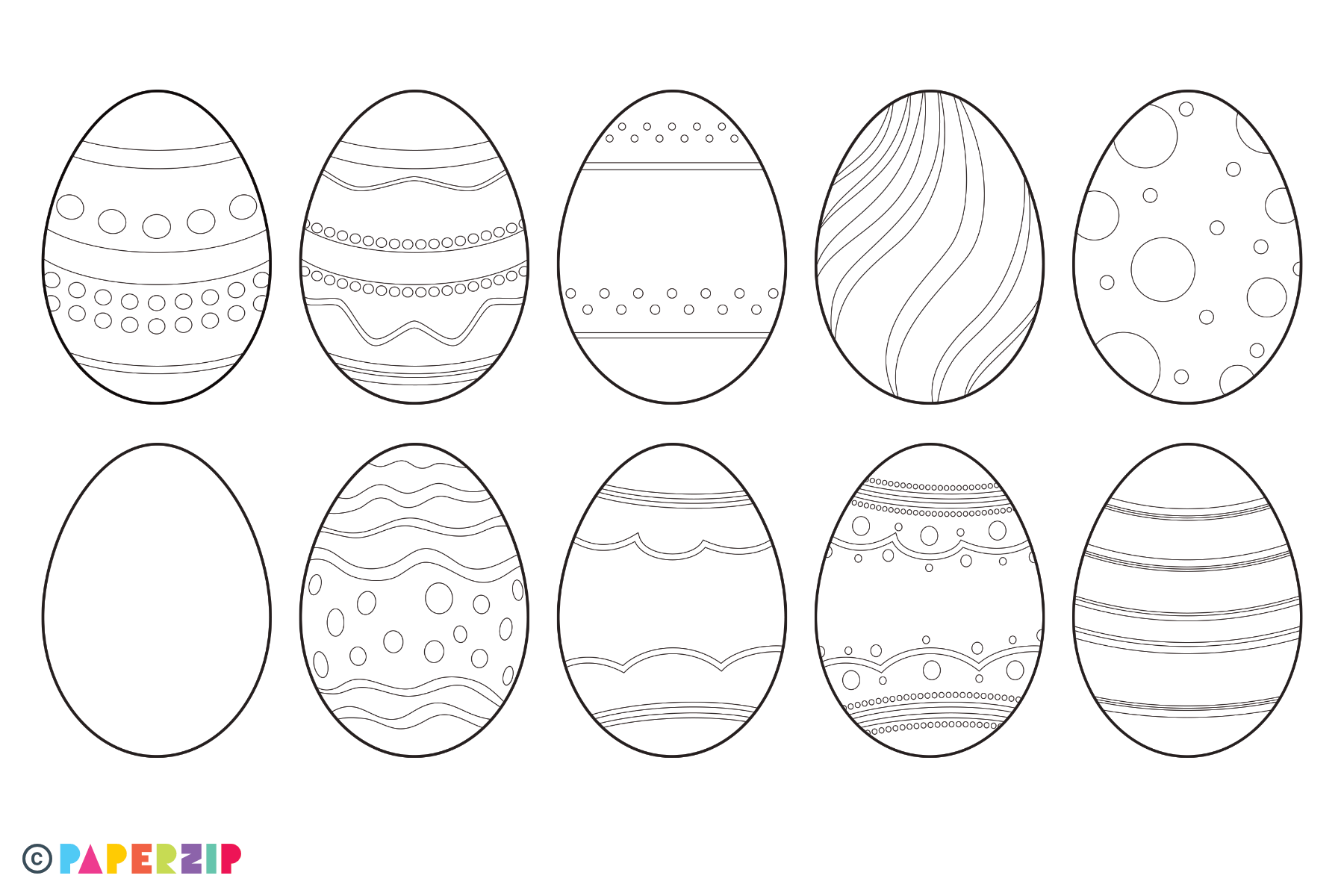 Egg Template Printable Free