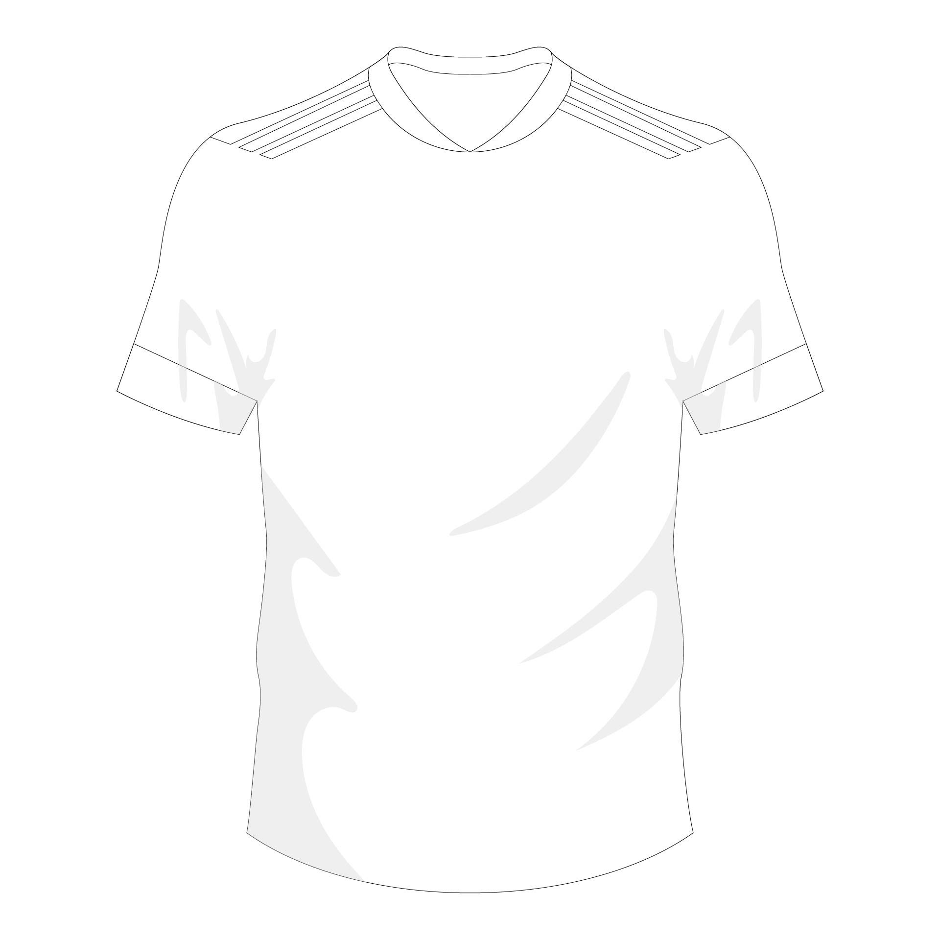 Football Jersey Template Printable