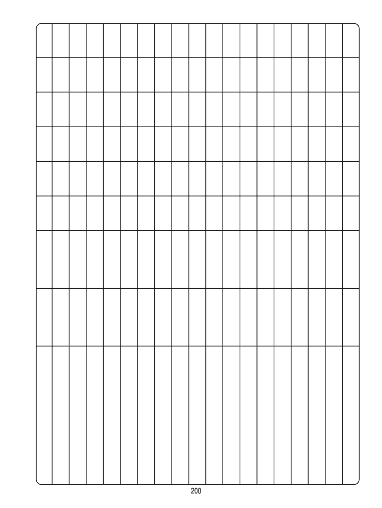 Free Printable Blank 6 Column Chart Template