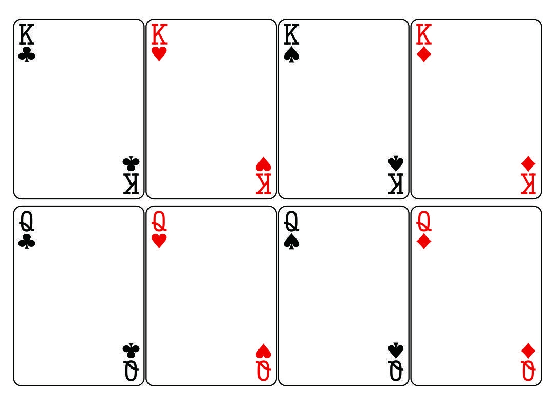Blank Playing Card Template Printable Playing Cards Card Templates Printable Custom Playing Cards