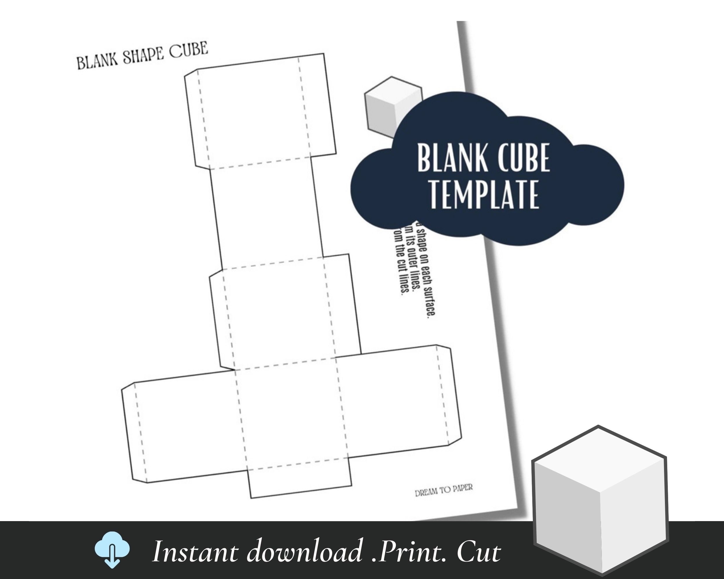 Square Box Template Printable