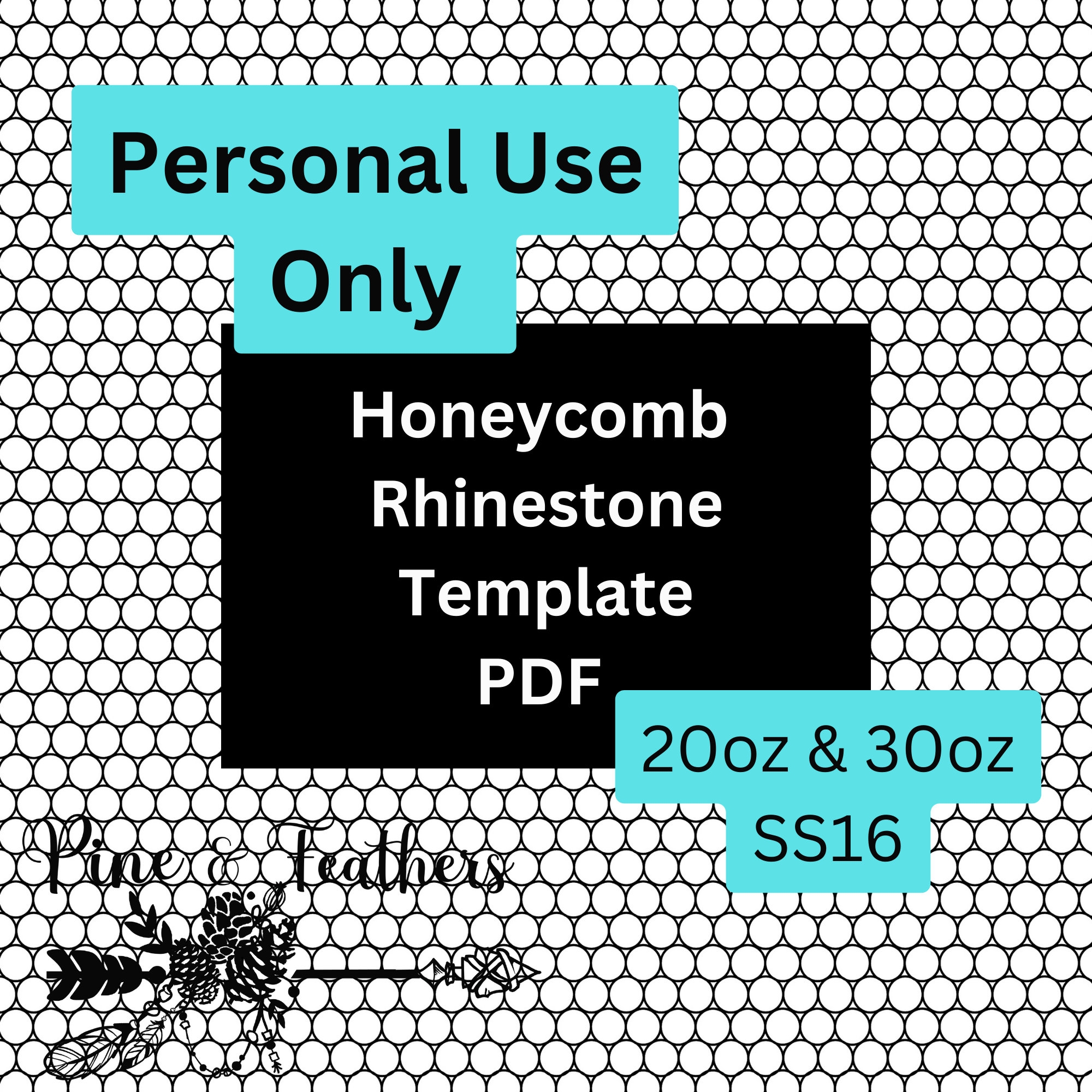Printable Downloadable Free Rhinestone Templates