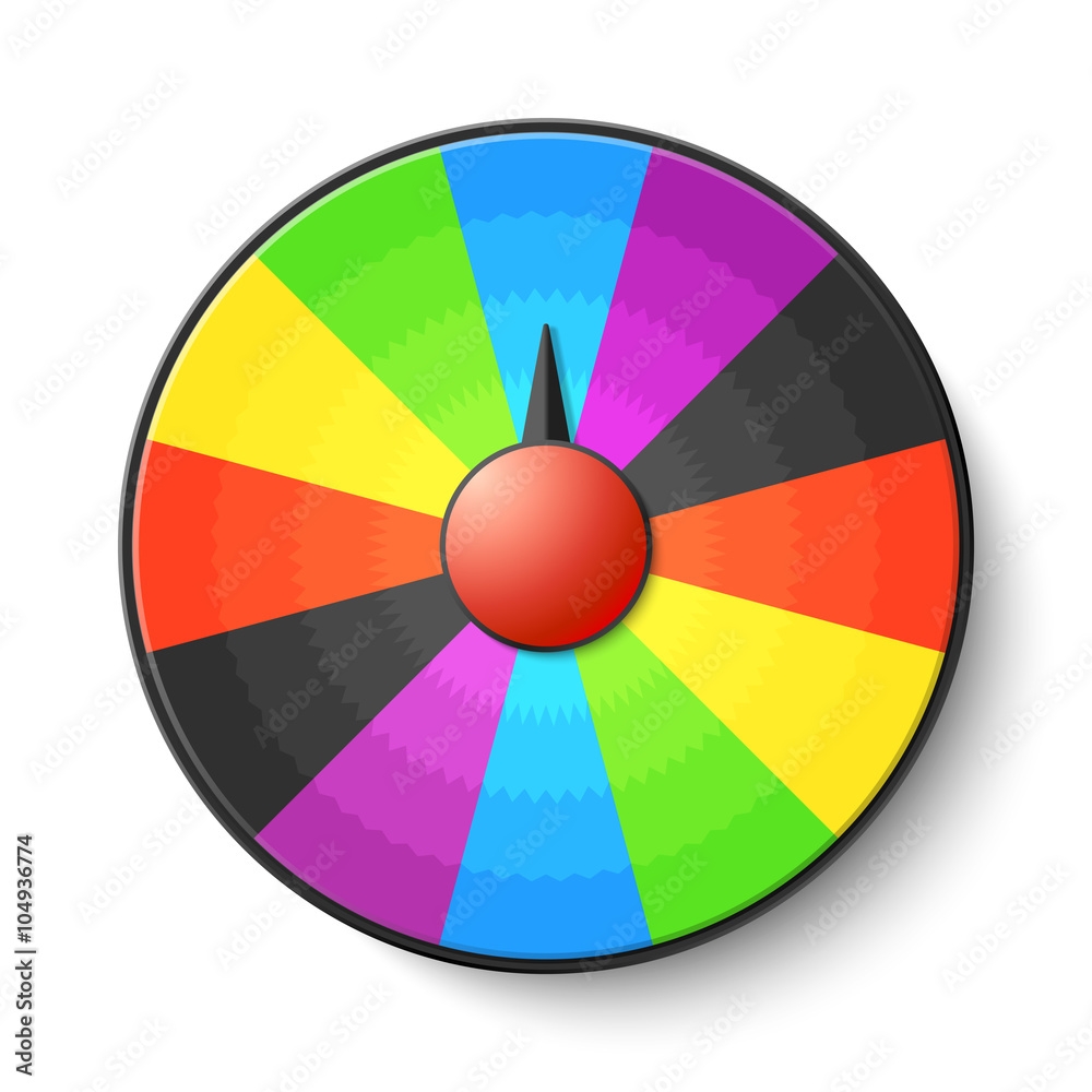 Blank Wheel Of Fortune Stock Vector Adobe Stock