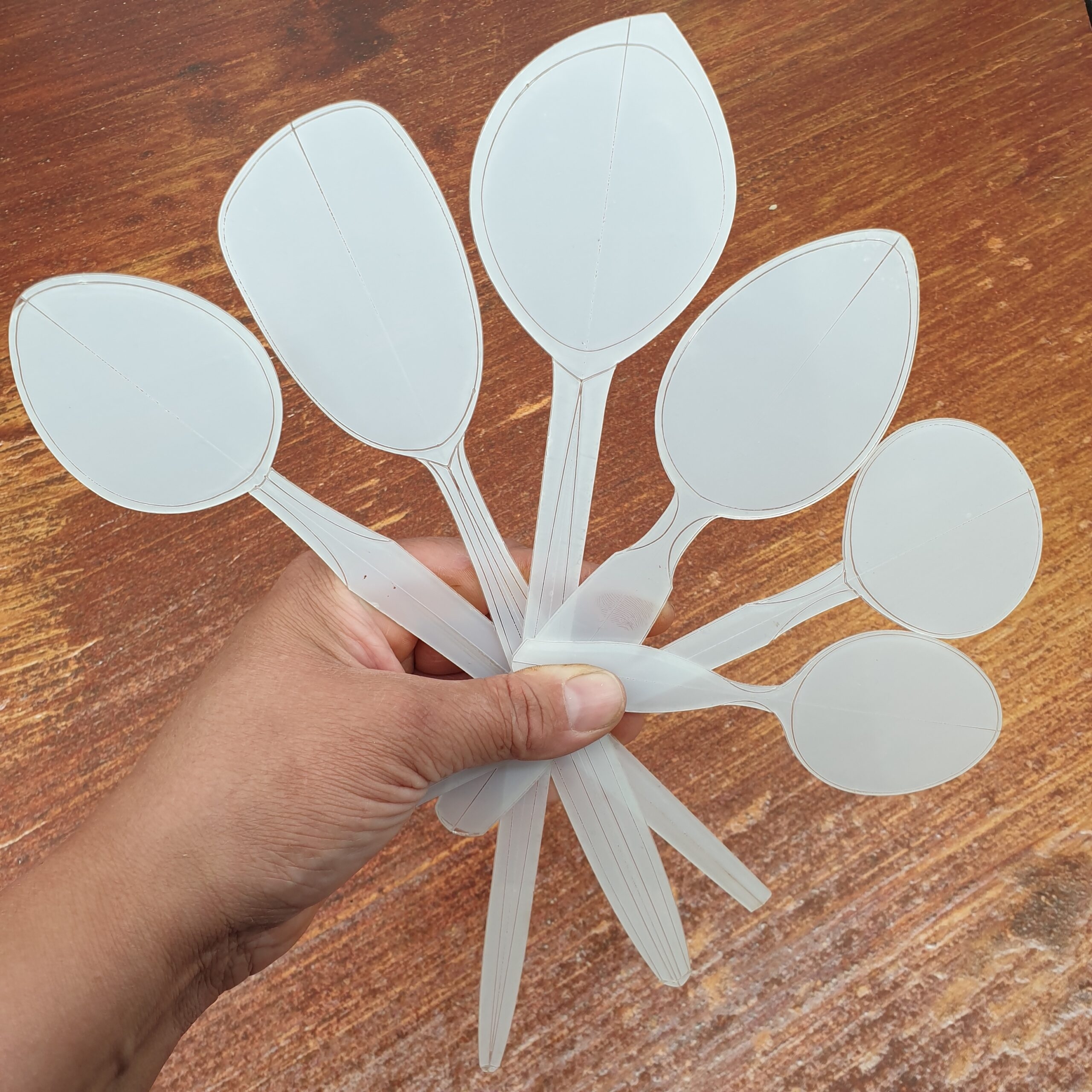 Printable Wooden Spatula Template