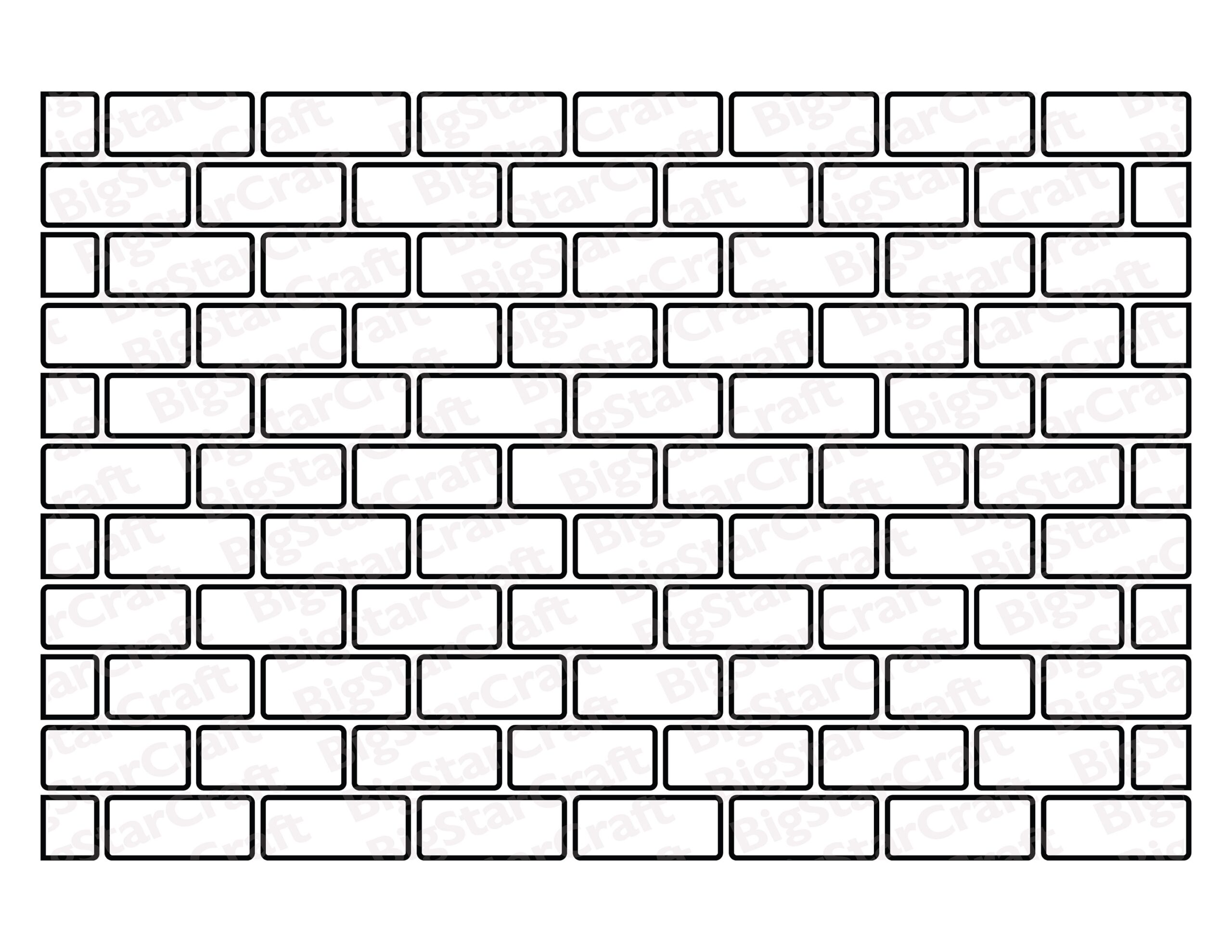Free Printable Brick Template