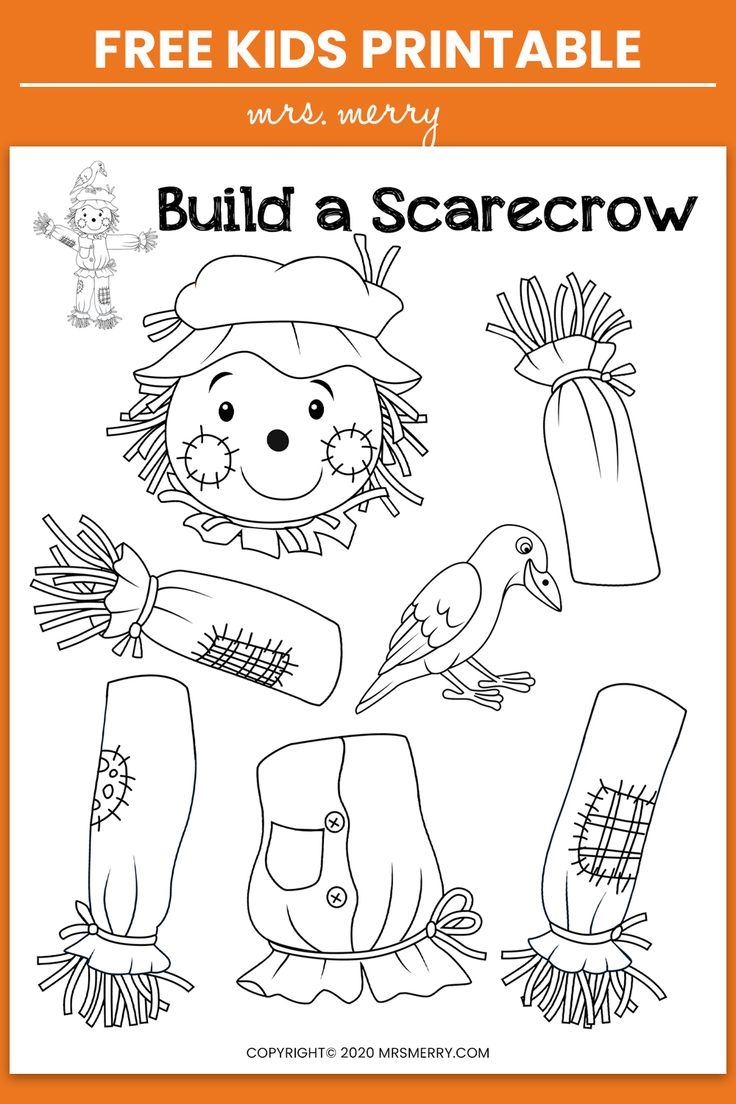 Scarecrow Template Printable Free