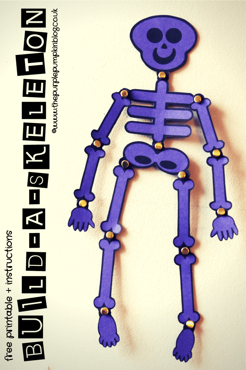 Free Printable Skeleton Template