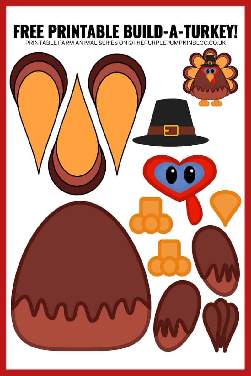 Free Printable Turkey Craft Template