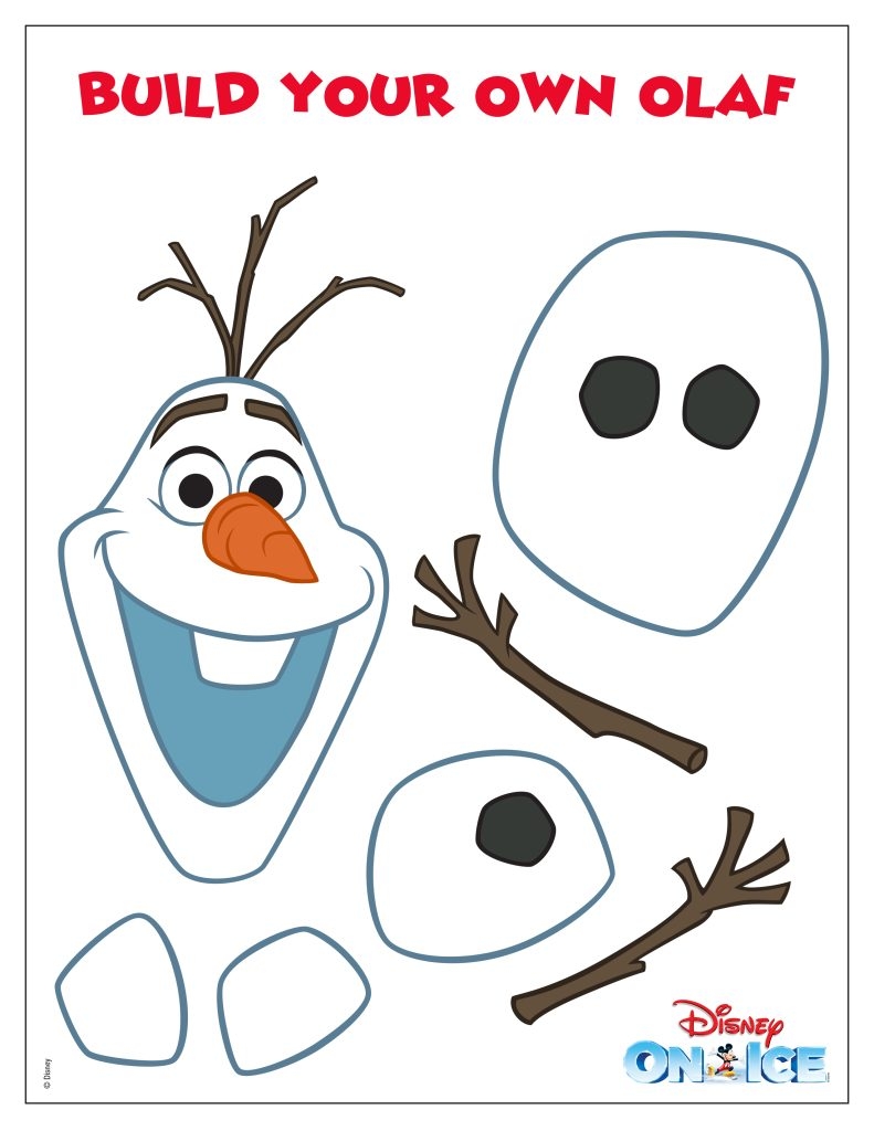 BUILD YOUR OWN OLAF PRINTABLE The Official Site Of Disney On Ice