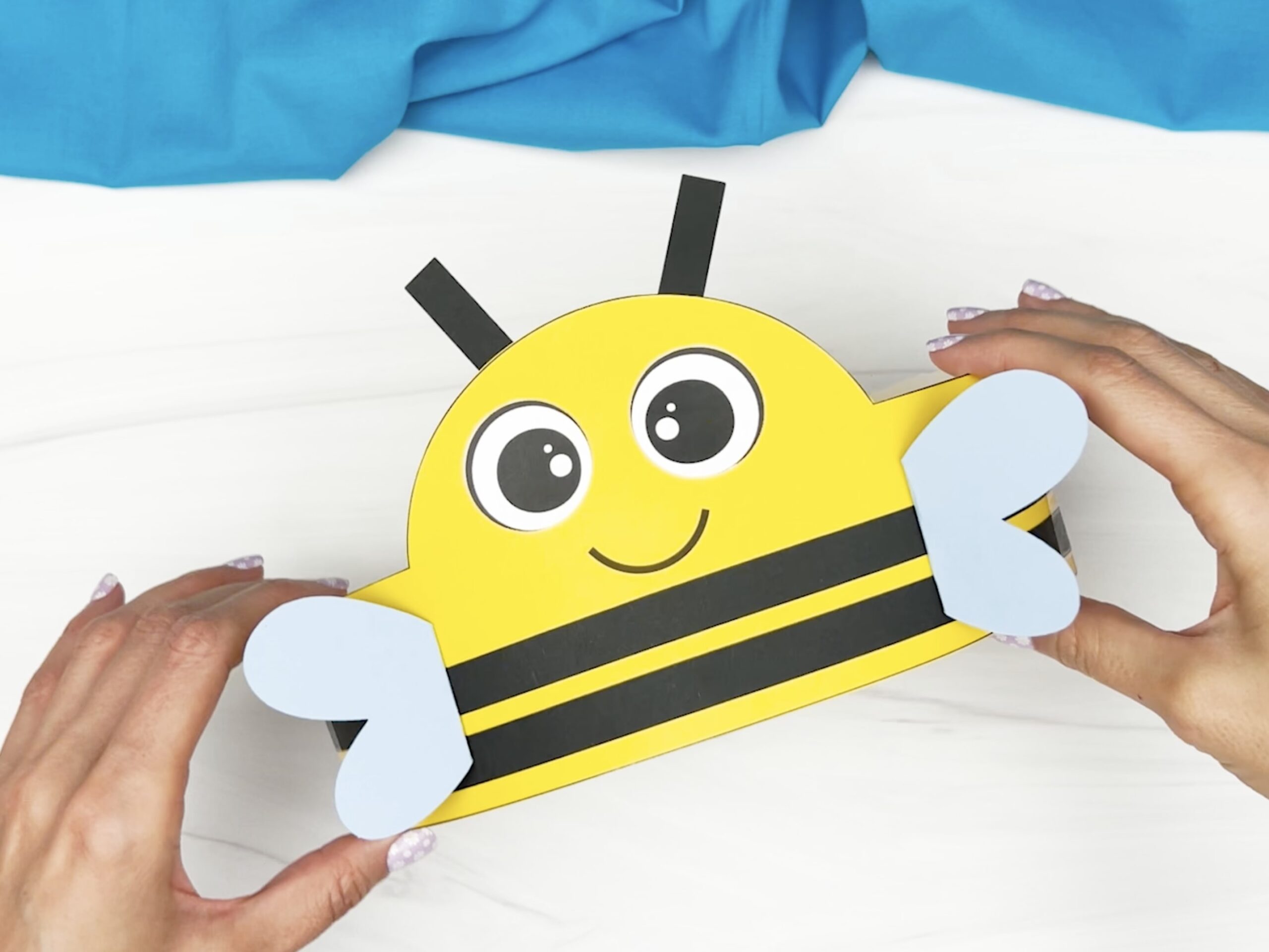 Printable + Bee + Headband + Template