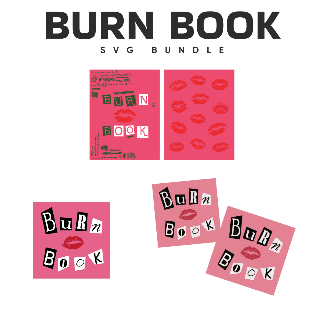 Burn Book SVG Designs MasterBundles
